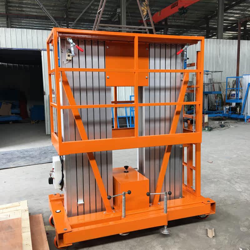 6 8 meters aluminum alloy lift single and double column electric hydraulic lifting platform home mobile lifting climbing car