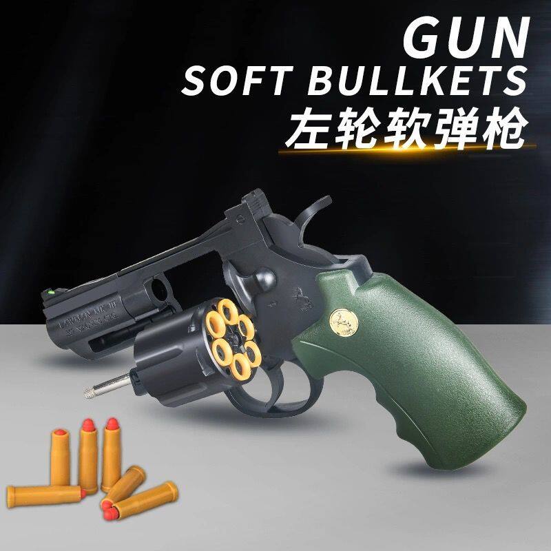 Children's toy soft bullet gun advanced version training simulation gun boy gun round plastic shell ejection simulation automatic