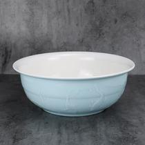 Thickened kneading basin ceramic basin and basin kitchen old-fashioned deepened ceramic large household wash basin hair basin
