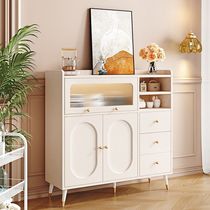 French sideboard modern minimalist storage cabinet living room cream style wine cabinet kitchen cabinet cupboard home tea cabinet