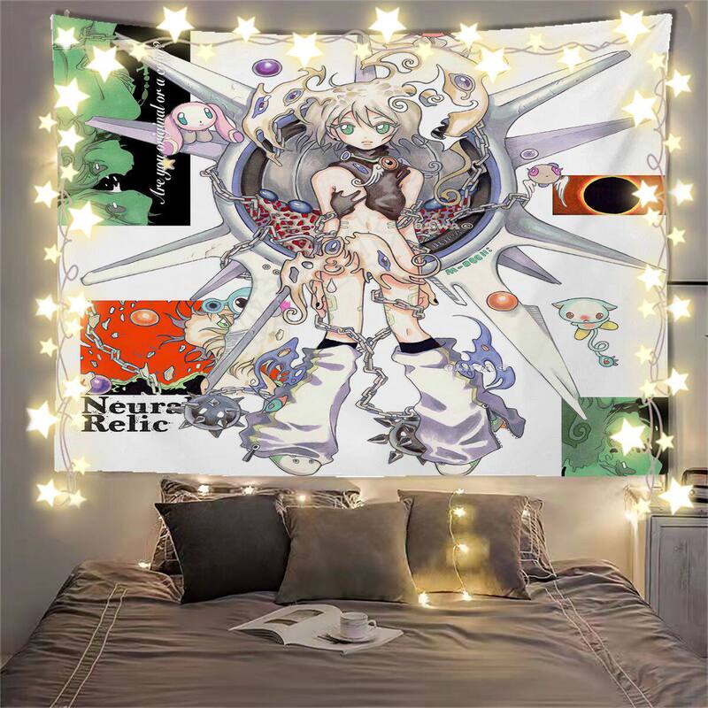 Oliwa Hanging Tapestry Angel Girl Student Dormitory Bedside Decoration Poster Wall Cloth Wall Tapestry