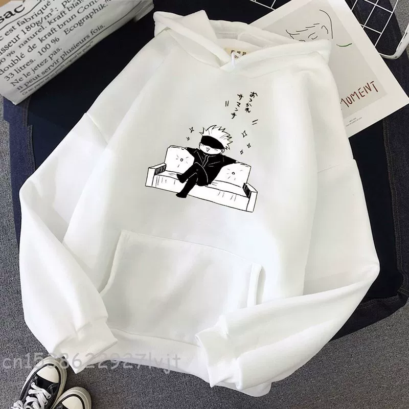 Jujutsu kaisen anime hoodie wmeen Gojo Satoru Print 2022 SPR