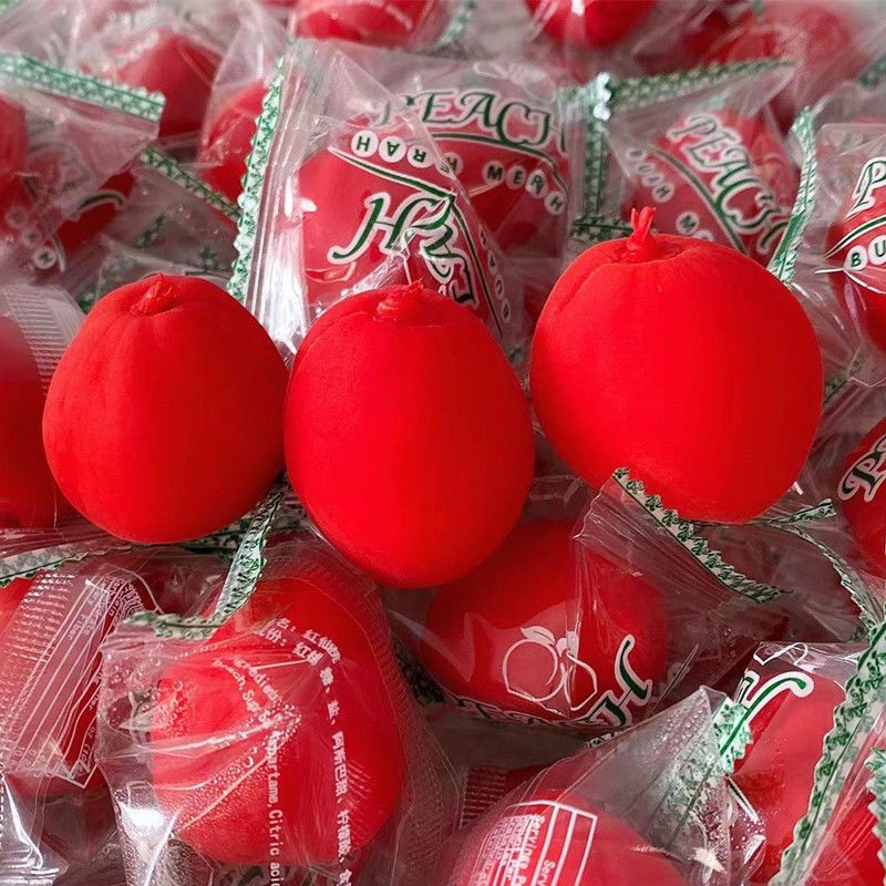 Individually Packaged Sweet and Sour Crispy Peaches, Refreshing Red Peaches, Crispy Peaches, Chaozhou and Shantou Specialty Crispy Peaches, Small Peaches, Candied Fruits, Snacks