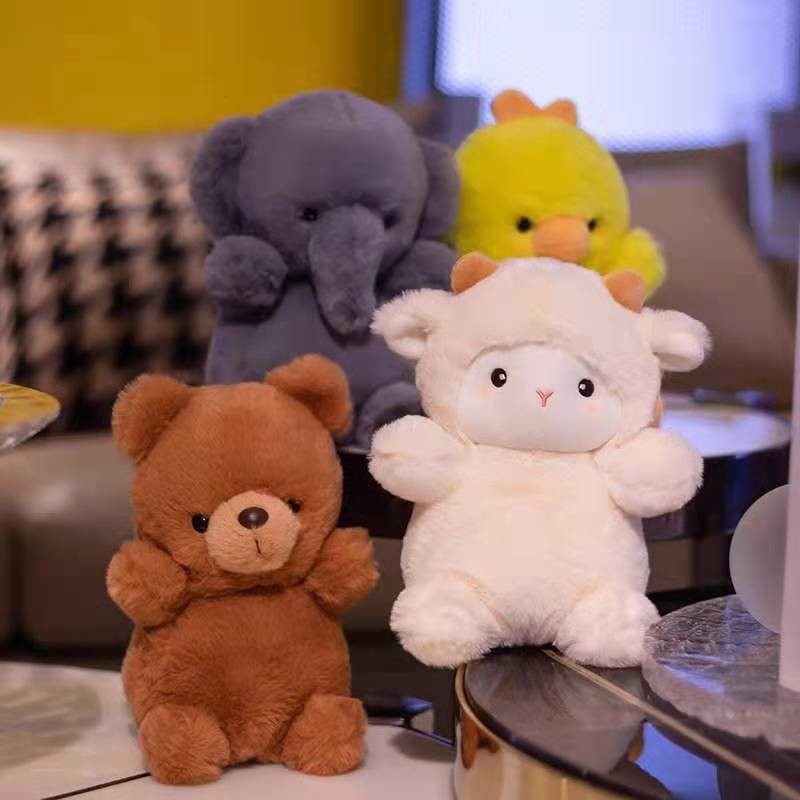 Net red Little Sheep Birthday Gift Hair Suede Toy Woman Cute Little Sheep Goat Doll Soothing Sleeping Cloth Dolls