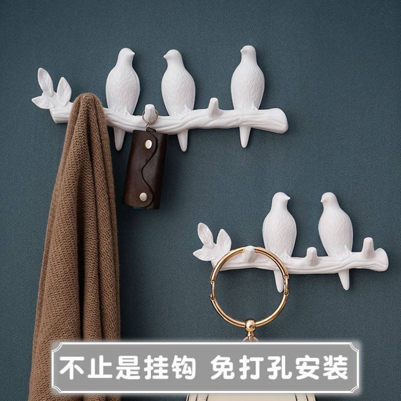 Entry door Decorative Clothing Hook Creative Shelf Wall-mounted Wall Modern Simplicity Jayon Hook Light Lavish Chinese Wall
