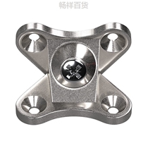 Free punching corner code thickened corner code 90-degree angle-free perforated three-in-one connector cabinet wardrobe plank block group