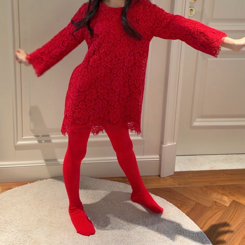2025 New Style Girls' Red Tights Christmas Red New Year Red Tights Children's Fashion Trendy Style 2025 New Style Girls' Red Tights Christmas Red New Year Red Tights Children's Fashion Trendy Style