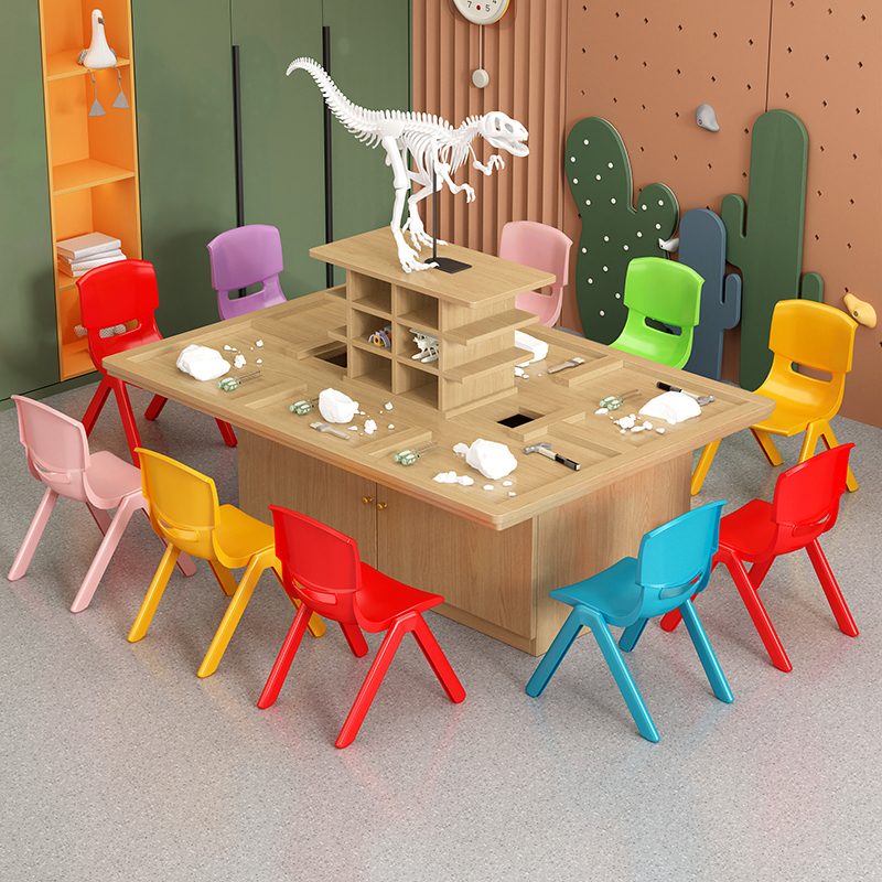 Archaeological Table, Commercial Experience Table, Building Block Toy Table, Dinosaur Eddie Fossil Excavation Table, Space Sand Table