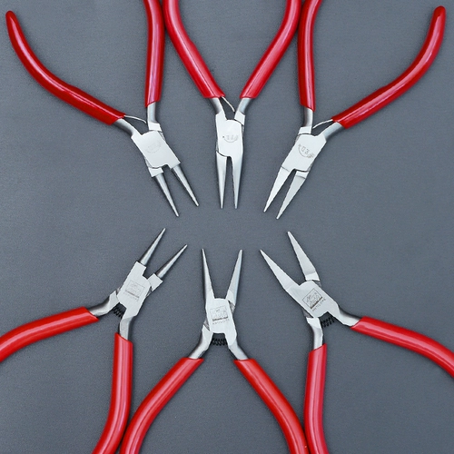 Плоскогубцы с игольчатыми наконечниками ручной работы, ножницы из нержавеющей стали, материал, «сделай сам»