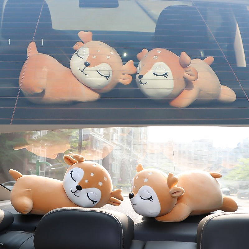 Onboard One Deer Ping Ping Green Charcoal Bag Paparazzi Car Rear Window Swing Piece New Car Apart formaldehyde Smell Carbon Bag New room