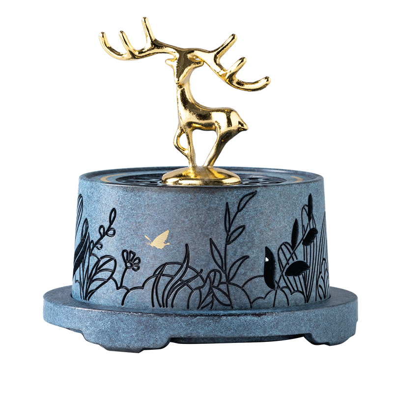 Pure copper plate incense burner Lin Shenjianlu gives away 20 plates of agarwood