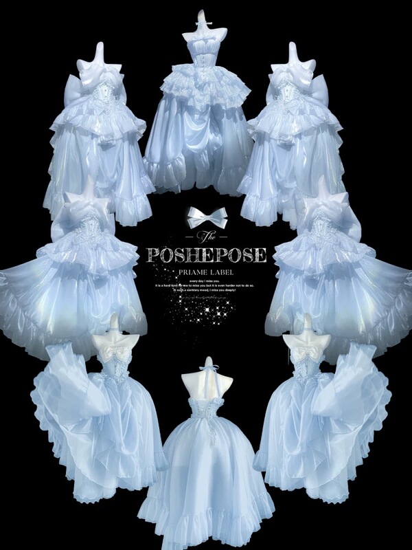 Birthday Dress Party Mini Dress High-End Light Luxury Niche Party Adult Ceremony Dress Runaway Princess Dress