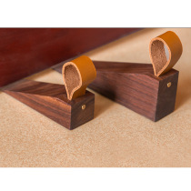 Nordic Solid Wood Plus High Creative Door Gear Door Stopper Door Stopper Door Stopper Wooden Anti-Ram Door Blocking Door Top Resistance Door