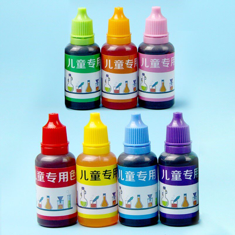 Children's Science Experiment Set Pigment Food Grade Color Liquid Pigment Plasticine Handcrafted Special Color Grading