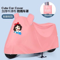 Electric car rain cover rain and dust proof car cover battery car motorcycle wind and rain sun protection cover bicycle jacket