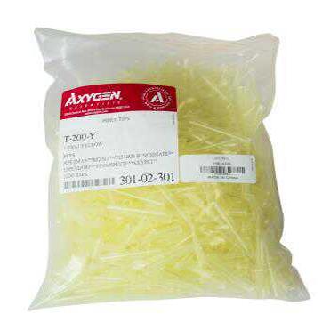Axygen 200ul 黄色吸头（不带刻度）T-200-Y  1000支/包