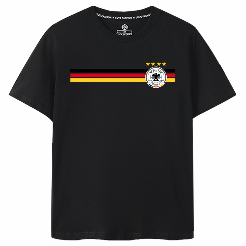 2026 World Cup Germany Team Fan Short-Sleeve T-Shirt Commemorative Cheerleading Cultural Shirt Unisex Loose Top 2026 World Cup Germany Team Fan Short-Sleeve T-Shirt Commemorative Cheerleading Cultural Shirt Unisex Loose Top