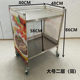 Portable snack tasting supermarket ການສົ່ງເສີມການສະແຕນເລດຕາຕະລາງສະແດງ stand stall trolley ໂຄສະນາຕາຕະລາງການຍູ້ເອົາອອກໄດ້