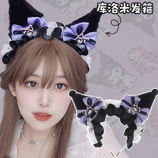 Curomi hair hoop as a lolita girl net red princess INS wind children Lolo Tower bow hair clip