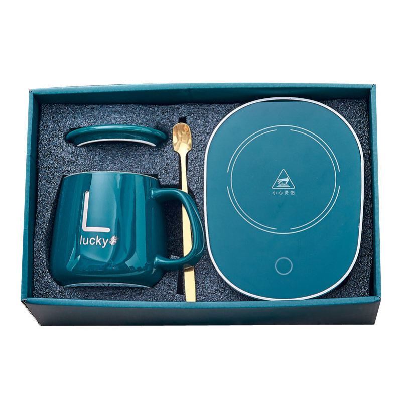 Thermostatic cup cushion heating cups Boiling Water Base Suit Office Gift Box Plug-in Electric electric milk Automatic warming Home