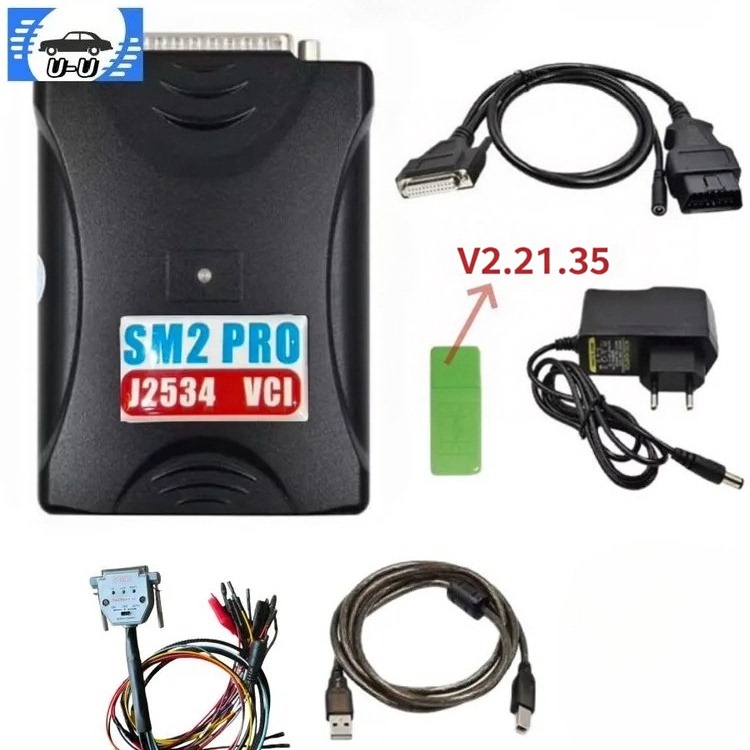 V35/Sm2 Pro J2534 V2.21.35 Obdii Scanner/Usb Diagnostic Key 67V1
