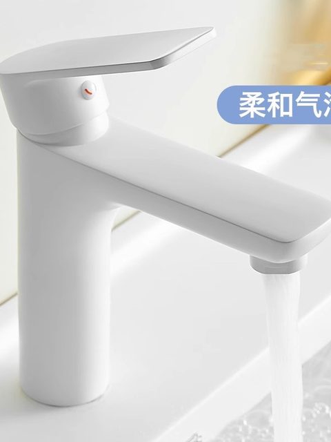 Washbasin Hot and Cold Water Faucet Single Cold Water Washbasin Household Basin Countertop Basin Wash Basin Bathroom Restroom