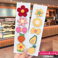 Комплект, в цветочек, 10 шт