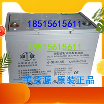 Shuangdeng 6-GFM-12V65AH lead-acid maintenance-free battery UPS room emergency lighting DC screen dedicated