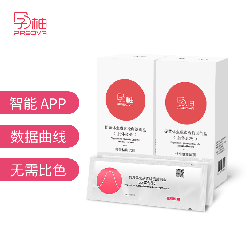 Pregnant grapefruit ovulation test paper LH reagent card 20 pieces need to be used with quantitative electronic ovulation pen