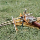 Металлический дорожный навес для кемпинга, длинная ветрозащитная палатка, фиксаторы в комплекте