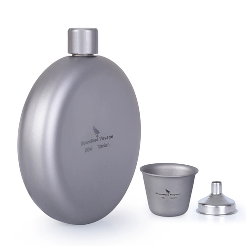 Карманная фляжка, портативная воронка, маленький чайник для путешествий, бокал