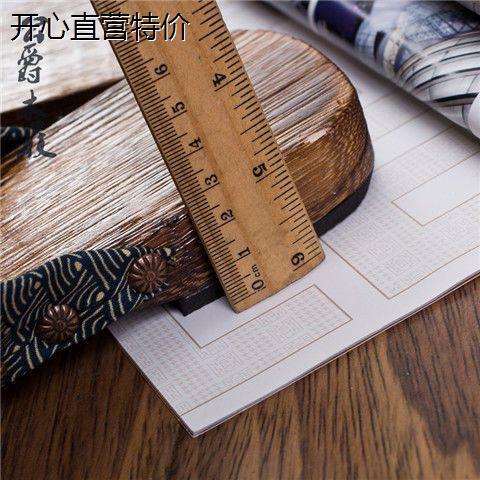 Xiaohongshu Men's Wooden Clogs, Non-Slip and Durable, Chinese-Style High-End New Model, Chinese-Style Height-Increasing Wooden Shoes