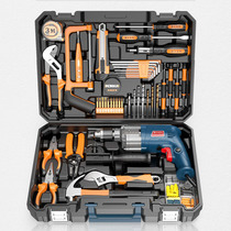 Dongcheng Komez Home Electric Drill Electric Hands-on Tool Combination Suit Hardware Electrician Maintenance Multifunction Toolbox