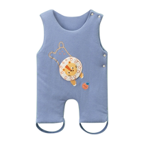Baby belly and autumn winter gush male and female baby with legs pocket for children even legs to sleep with tummy god instrumental belly