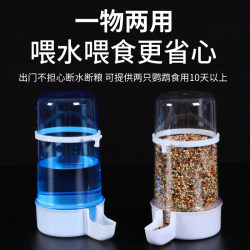 For Birds Water Fountain Automatic Pet Feeder Water Feeding Drinking Water Apparatus Budgerigar Starling Food Container Bird Feeding Cans for Birds Products