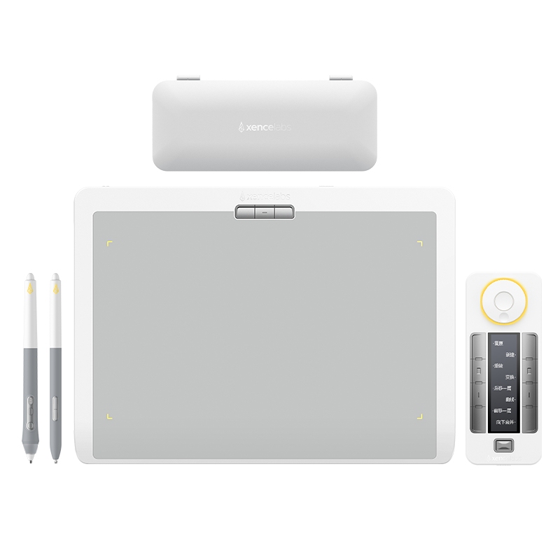 [Exclusive Color] Xencelabs Matisse Digital Tablet Hand-Drawing Tablet Computer Graphics Drawing Tablet Nebula White