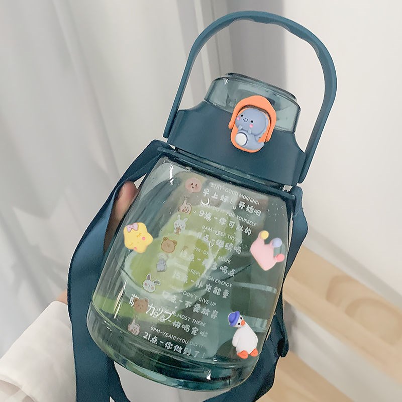 Large Belly Cup High Temperature Resistant Food Grade Summer Mesh Red Straw Ppsu Material Insulation Fat Tritan Korean Version High Face Value 