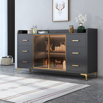 Dining Side Cabinet Modern Minima Light Lavish Wine Cabinet Close To Wall Living Room Lockers Multifunction Dining Room Cabinet Home Tea Water Cabinet