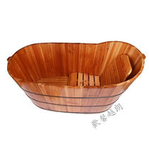 (Light luxury high-end) elderly bath tub wooden barrel health barrel sweat steaming barrel household fumigation bidet bath barrel
