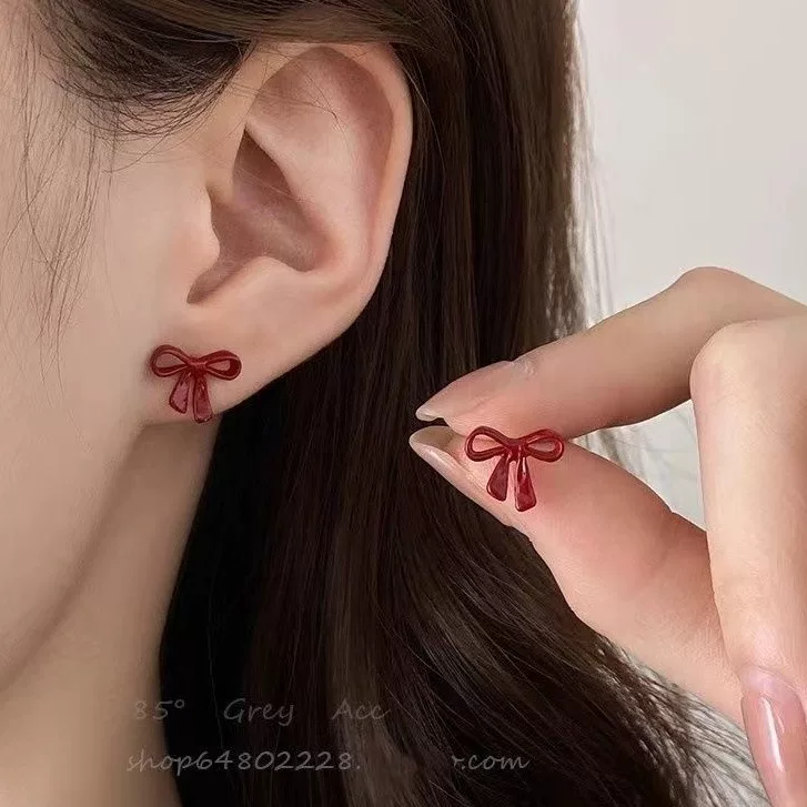 Серьги с бантом, элитные