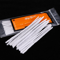 50 pieces of white cleaning tampons pipe cleaning strips ready-made pipe companion smoking accessories
