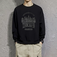 L035 Черная круглая шея