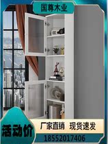Brief Modern Wall Corner Cabinet Bedroom Storage Rack Nordic Living Room Sofa Corner Cabinet Triangle Containing Side Cabinet