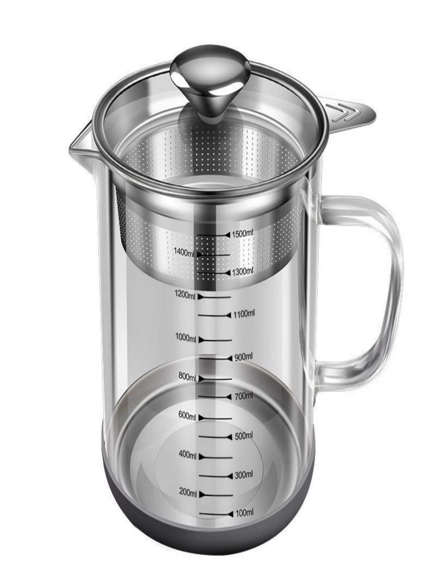 Stainless Steel Soy Milk Filter, Ultra-Fine Mesh Strainer for Juice, Herbal Medicine Residue Filter, Glass Cup Oil Residue Pot, Ultra-Fine Mesh