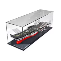 46,8 см❤ Авианосец Шаньдун [акриловый чехол + 8 солдат + 12 самолетов + фонари + инструменты, около 2000 юаней, упакованы в портативную цветную коробку