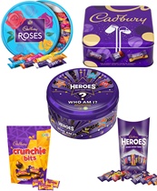 British Cadbury Mixed Chunks Heroes Dairy Milk Roses chocolate candy