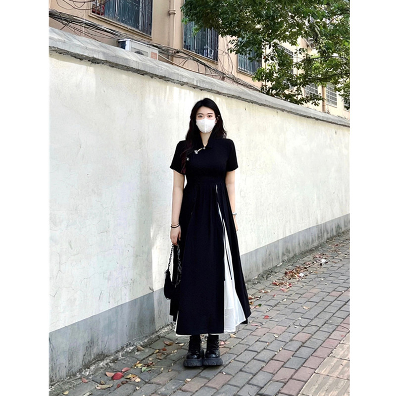 Tall Women's Dresses, Super Fairy-Like, Extra-Long Dresses That Reach the Ankles, Suitable for 175cm Tall Women, Niche Style, Ankle-Length for 170cm Tall Women