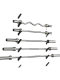 Barbell Bar, Olympic Bar, Curved Bar, 20kg, 1.38m M, 2.2m, Squat, Powerlifting, Weightlifting, Unisex, Gym Use Only