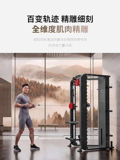 Fangwei Smith Machine Integrated Gantry Comprehensive Training Device Fitness Equipment Home Bench Press Rack Multi-Functional Equipment