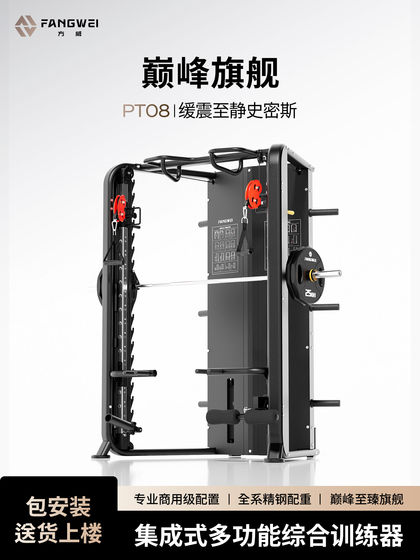 Fangwei Smith Machine Integrated Gantry Comprehensive Training Device Fitness Equipment Home Bench Press Rack Multi-Functional Equipment